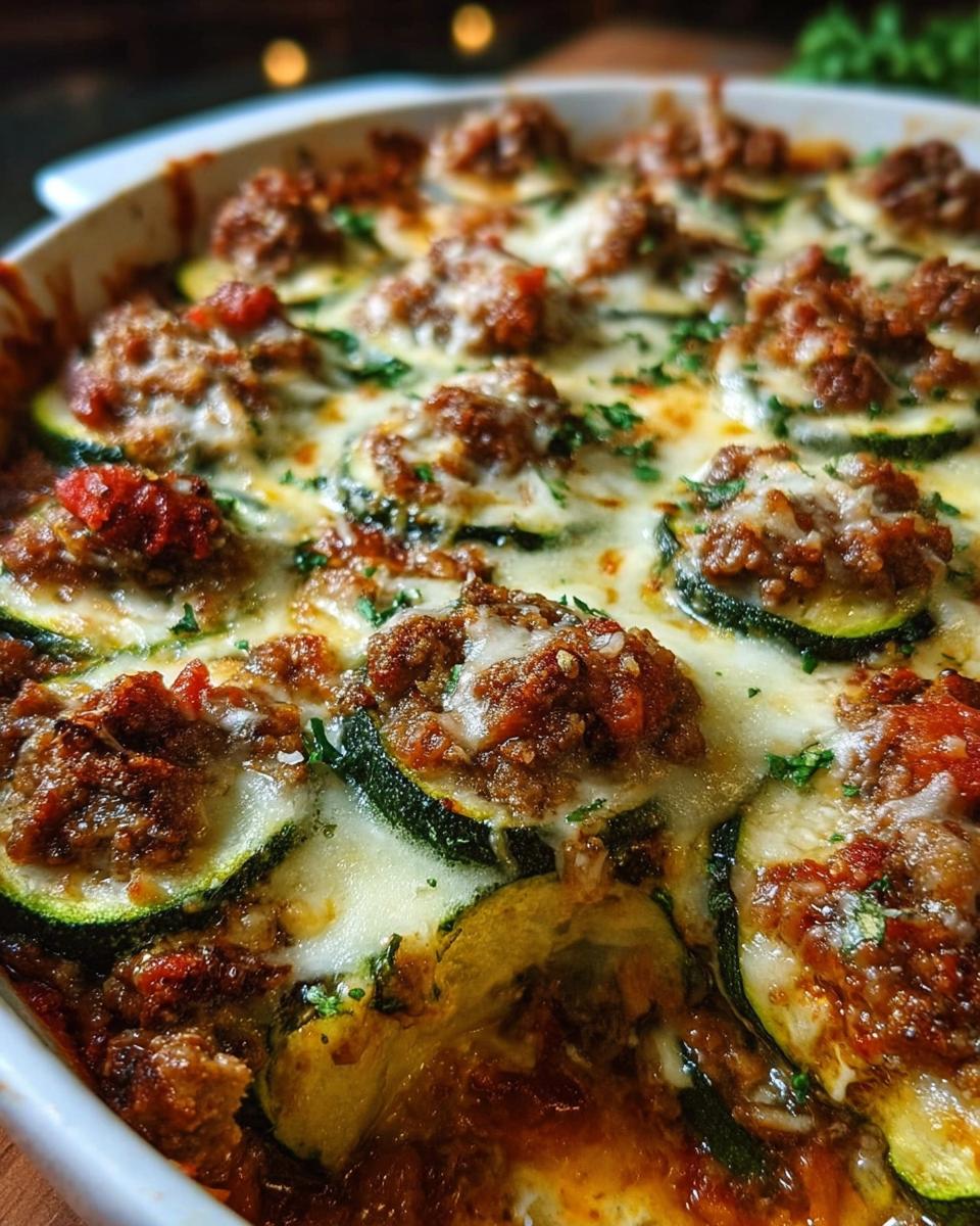 Ground Beef Zucchini Bake - detail 1