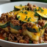 Ground Beef and Zucchini Skillet Casserole