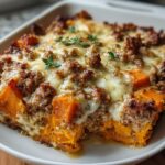 Ground Turkey Sweet Potato Bake