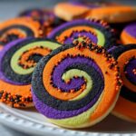 Halloween Pinwheel Sugar Cookies