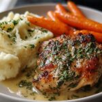 Herb Chicken with Mashed Potatoes & Glazed Carrots