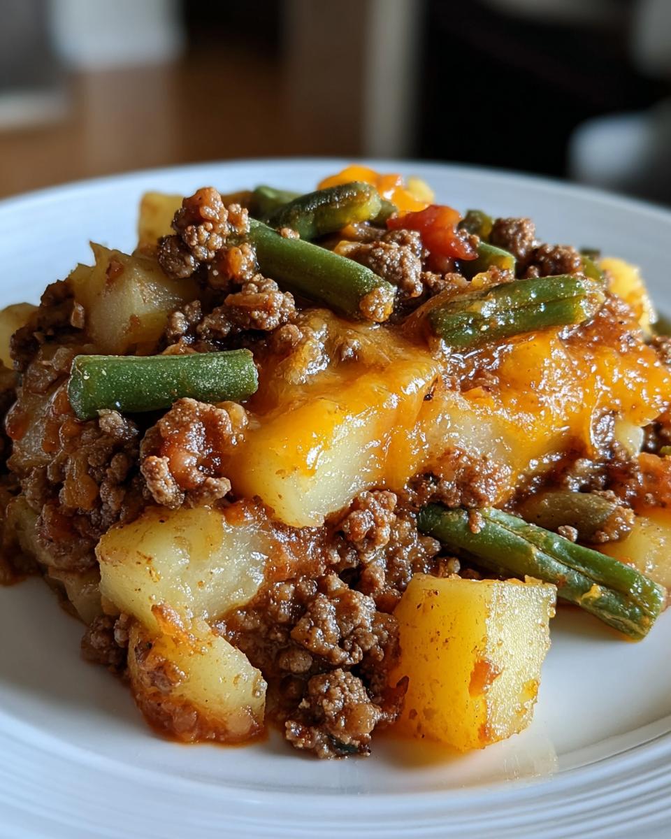Hobo Casserole with Ground Beef - detail 1