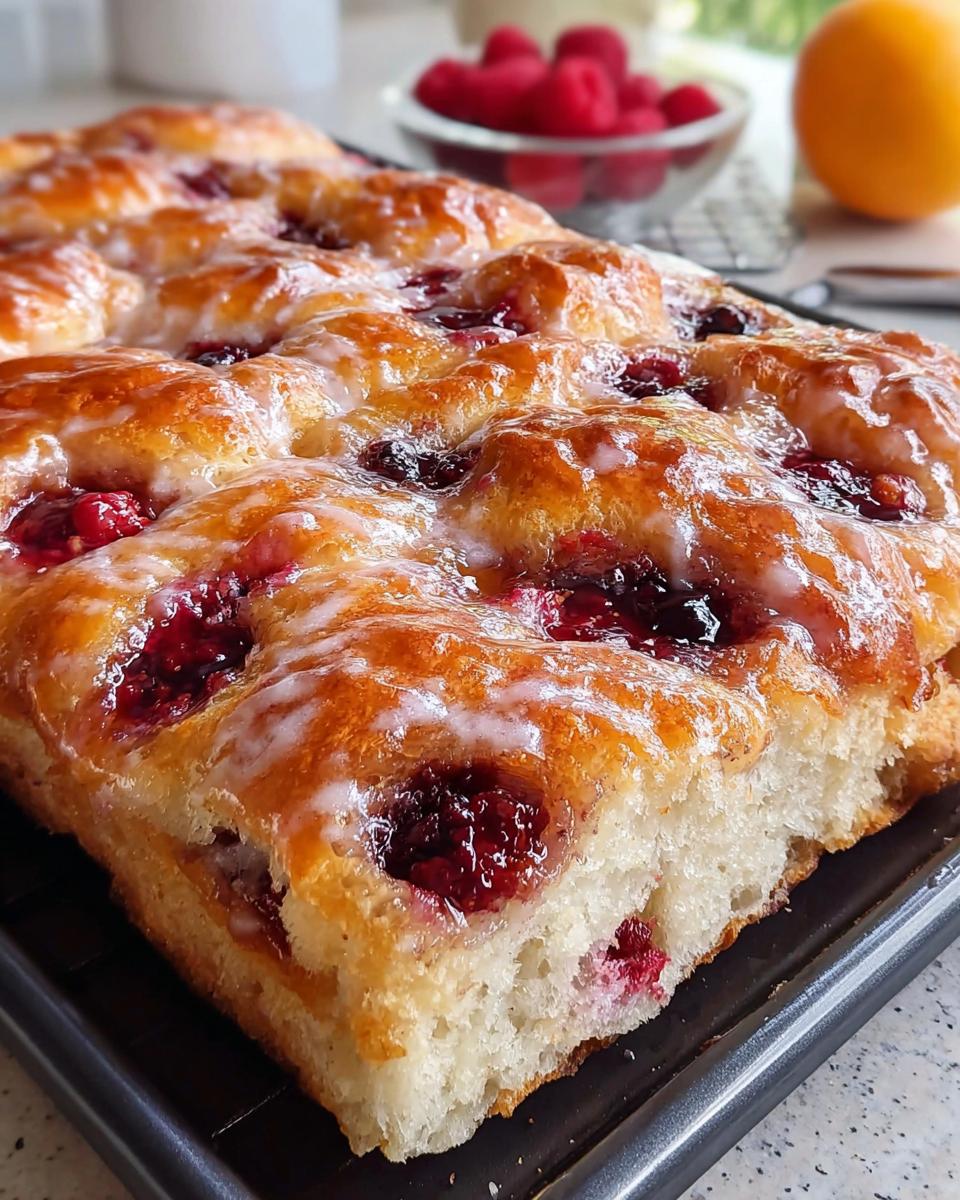 Homemade Jam Donut Focaccia - detail 1