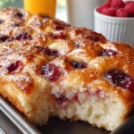 Homemade Jam Donut Focaccia