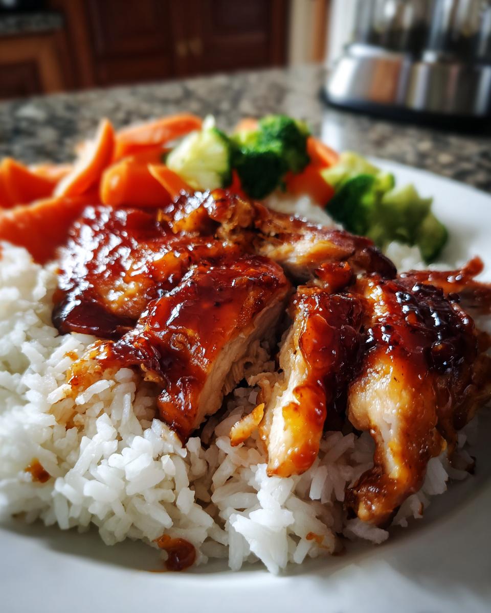Honey BBQ Chicken Rice - detail 1