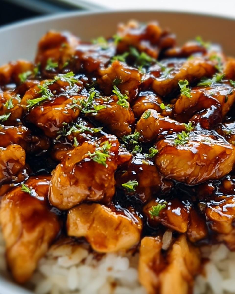 Honey BBQ Chicken Rice - detail 1