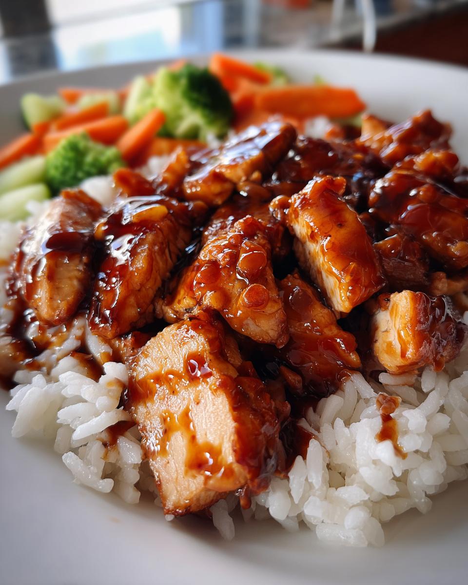 Honey BBQ Chicken Rice - detail 2