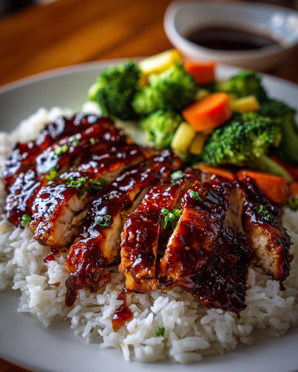 Honey BBQ Chicken Rice - detail 3