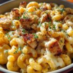 Honey Pepper Chicken Mac and Cheese