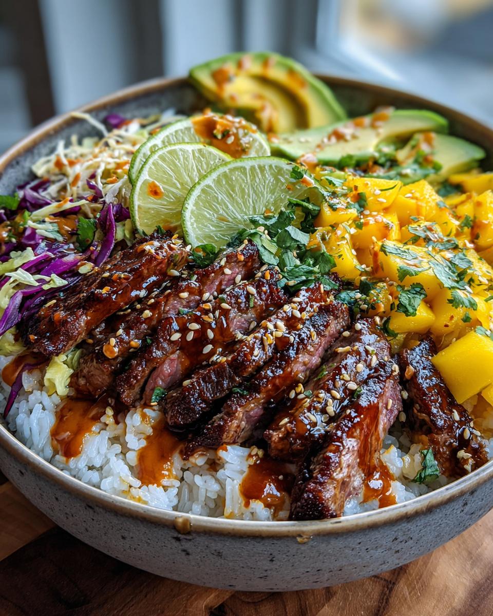 Korean Bulgogi BBQ Steak Bowls - detail 1