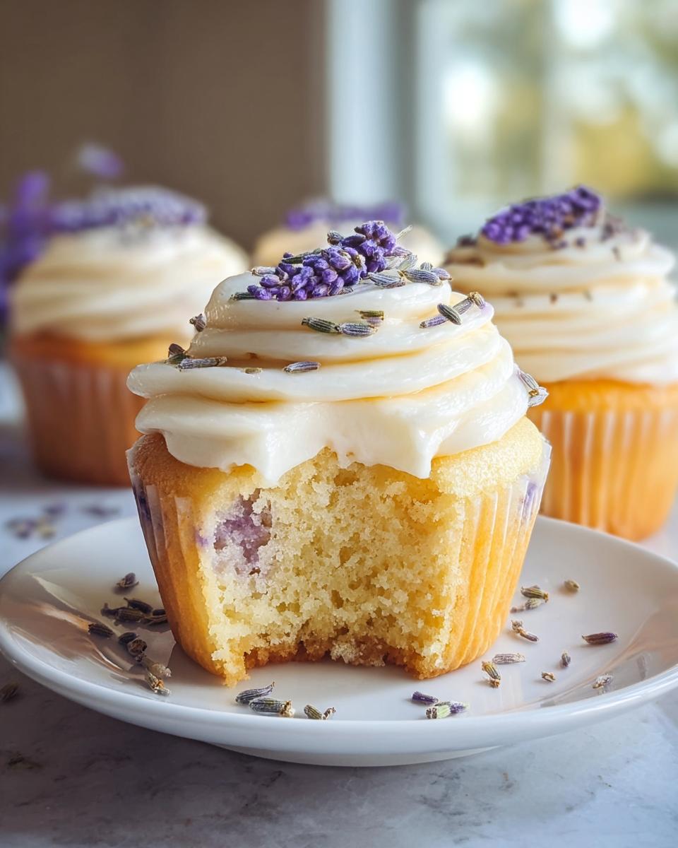 Lavender Honey Cupcakes - detail 1