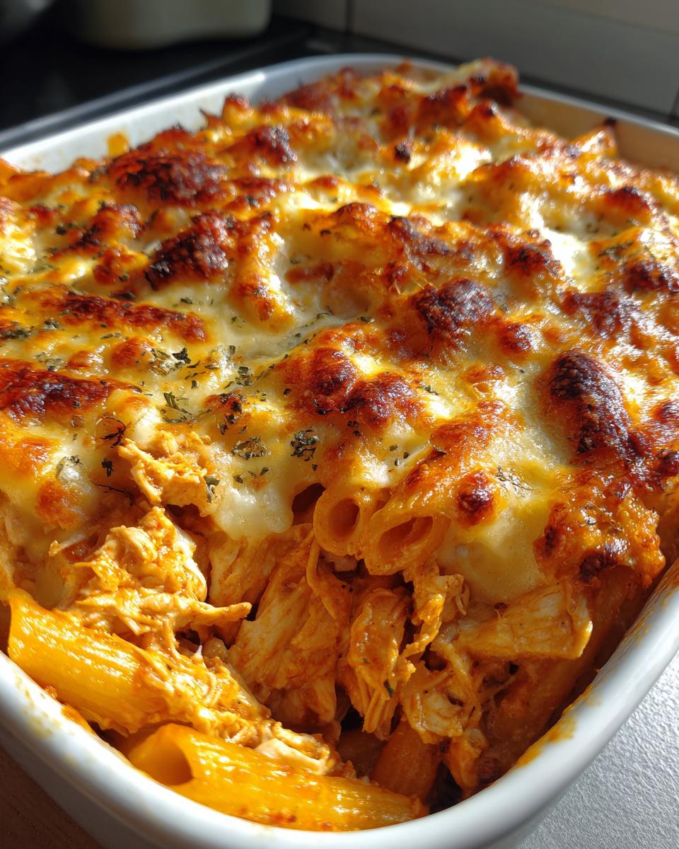 Leftover Chicken Pasta Bake - detail 3