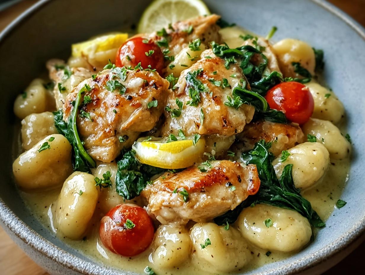 Lemon Chicken Gnocchi - detail 1