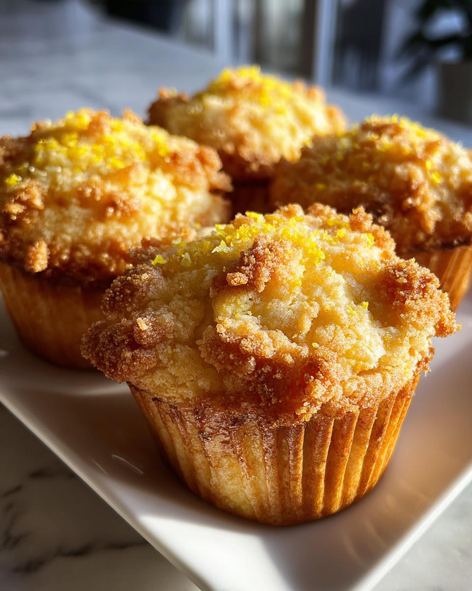 Lemon Crumb Muffins - detail 1