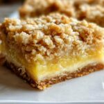 Lemon Oatmeal Crumble Bars