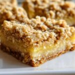 Lemon Oatmeal Crumble Bars