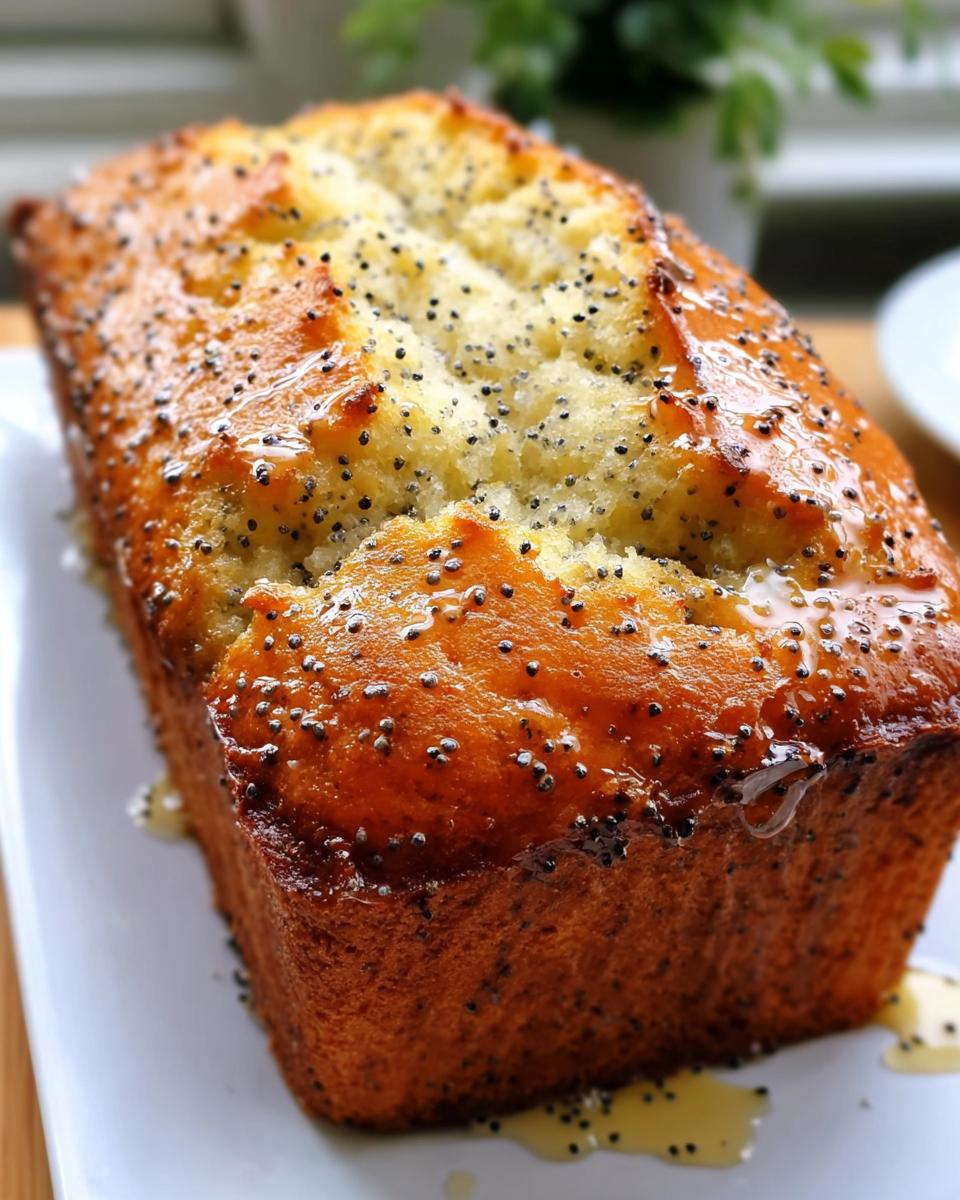Lemon Poppy Seed Bread - detail 1