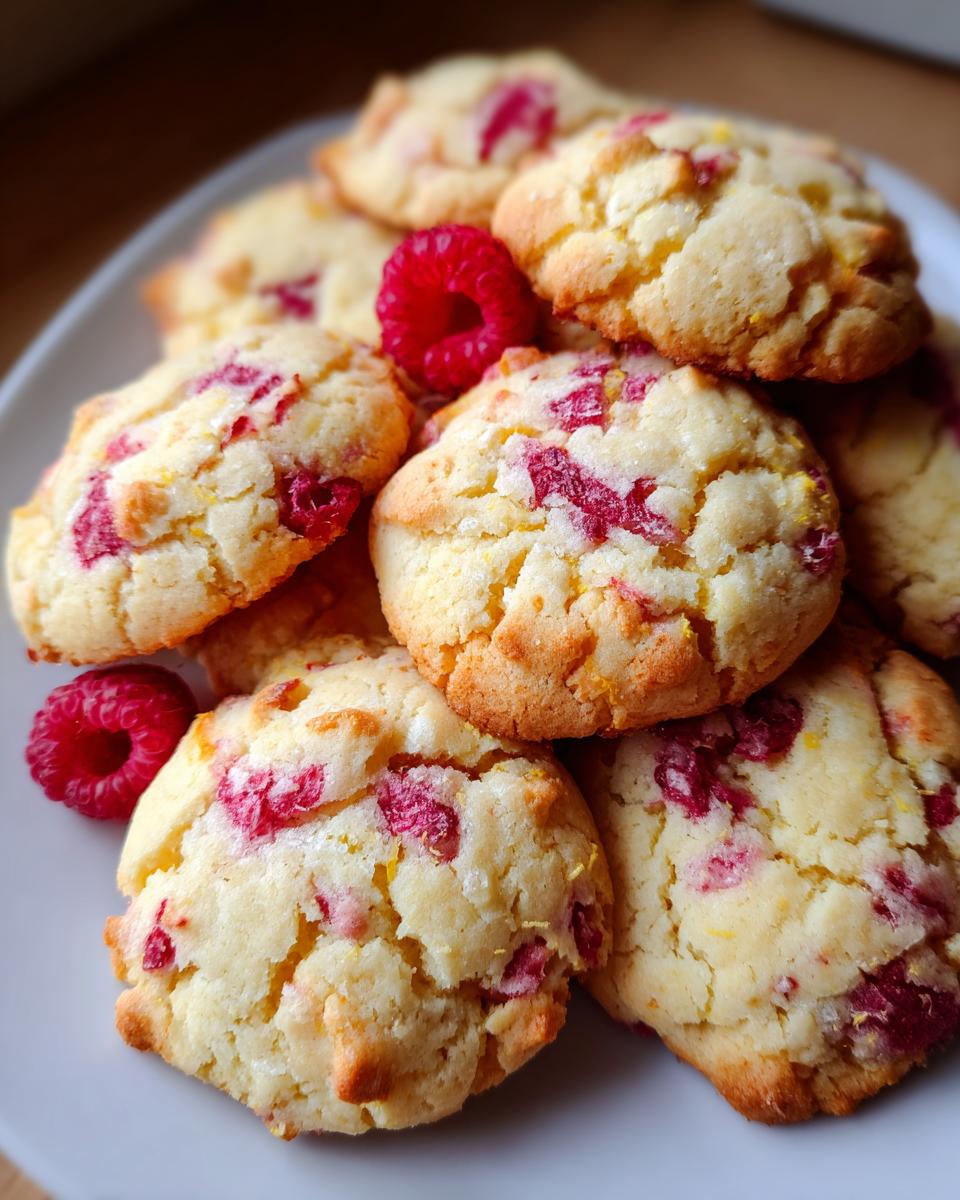 Lemon Raspberry Cookies - detail 2