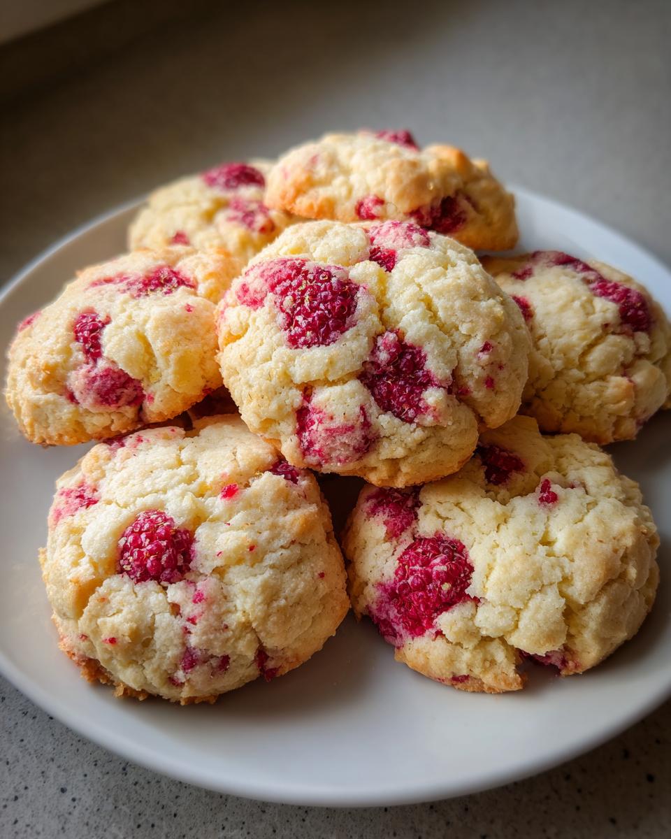 Lemon Raspberry Cookies - detail 3