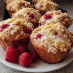 Lemon Raspberry White Chocolate Muffins