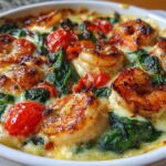 Low-Carb Shrimp Tuscan Bake