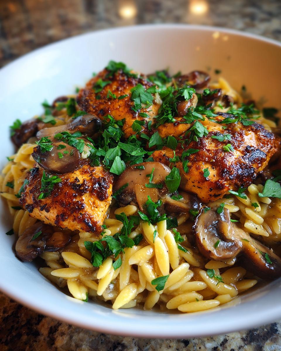 Marsala Chicken Orzo - detail 2