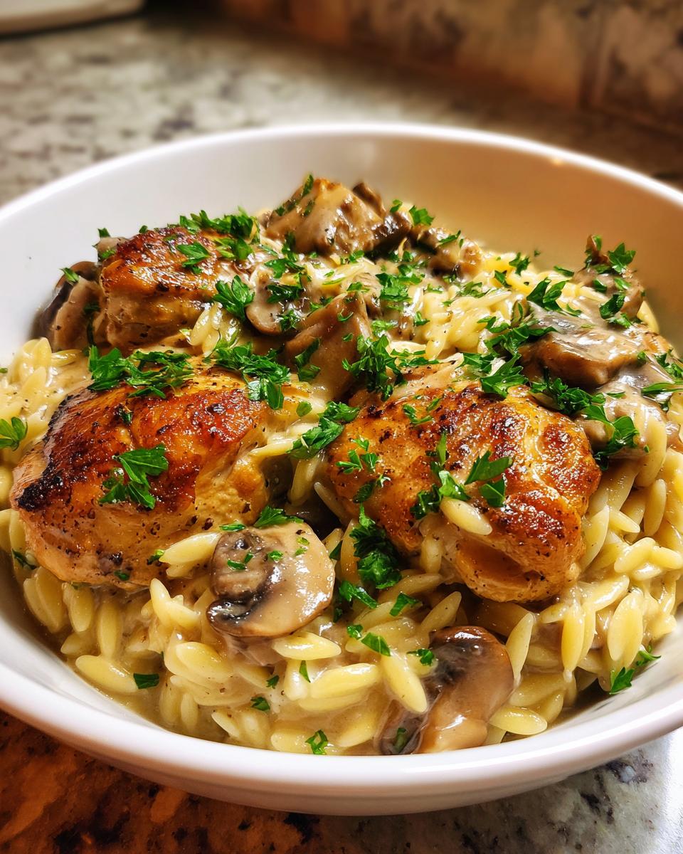 Marsala Chicken Orzo - detail 3