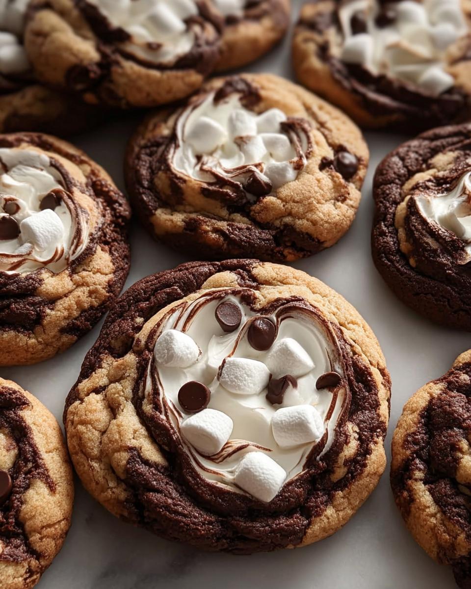 Marshmallow Chocolate Cookies - detail 1