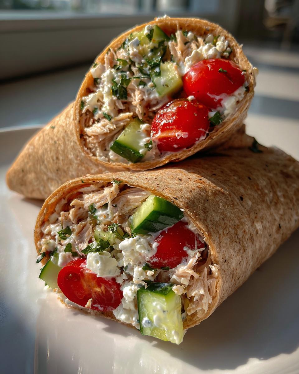 Mediterranean Chicken Wraps - detail 1