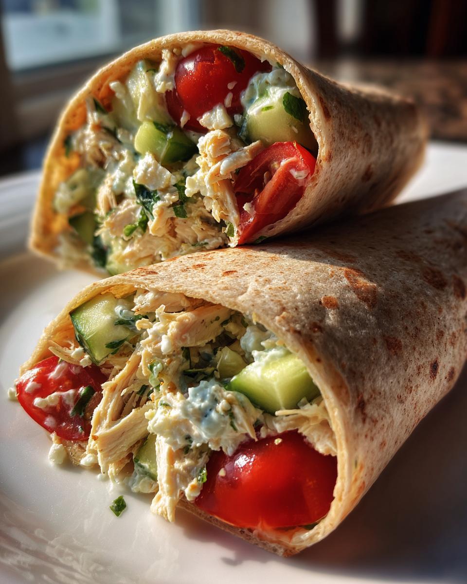 Mediterranean Chicken Wraps - detail 2