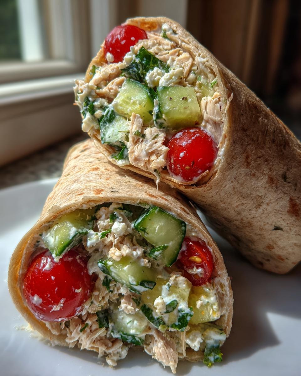 Mediterranean Chicken Wraps - detail 3