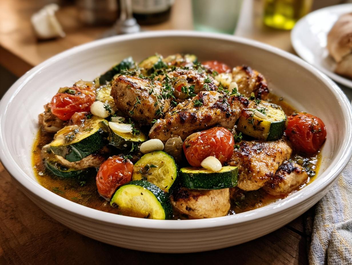 Mediterranean Chicken Zucchini - detail 1