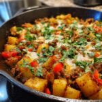 Mexican Ground Beef and Potato Skillet