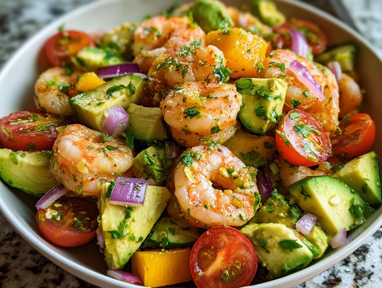 Mexican Shrimp Avocado Salad - detail 1