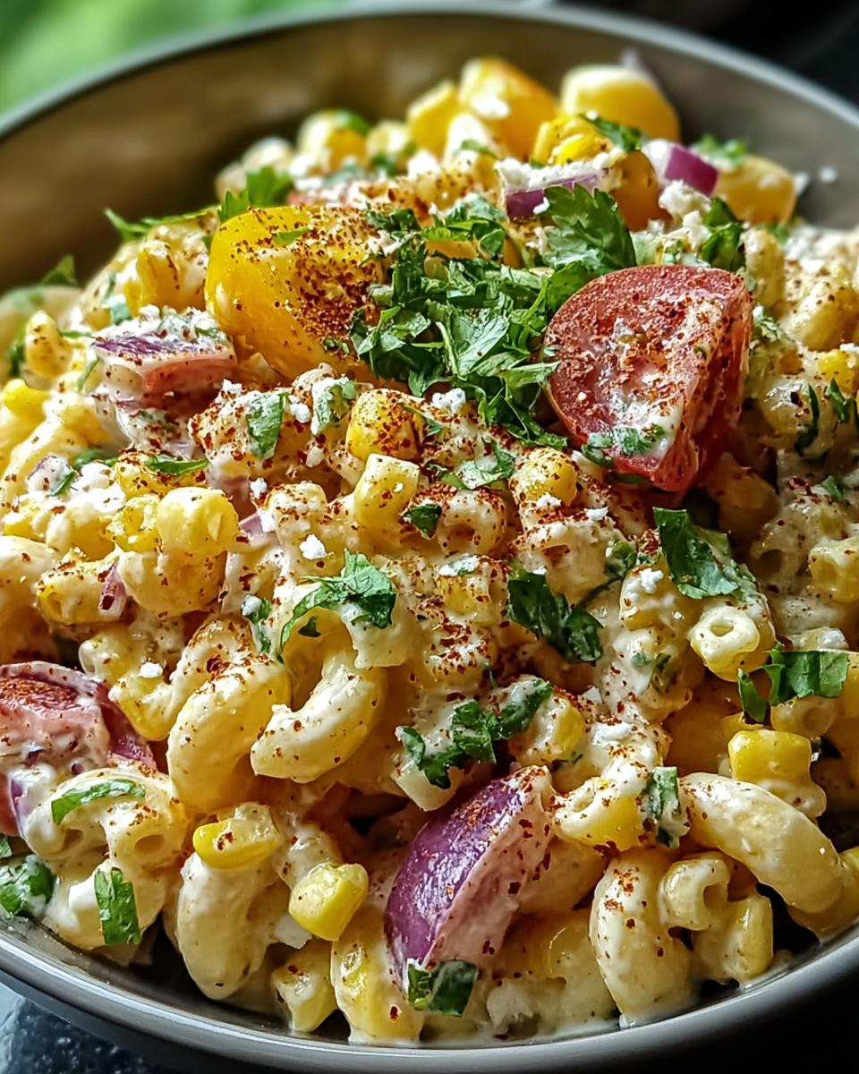 Mexican Street Corn Pasta Salad - detail 1