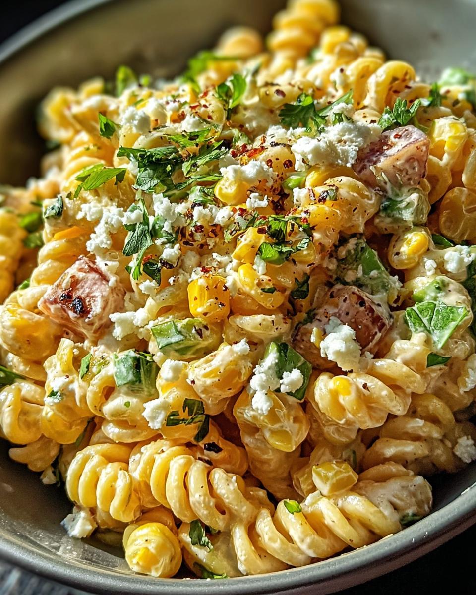 Mexican Street Corn Pasta Salad - detail 1