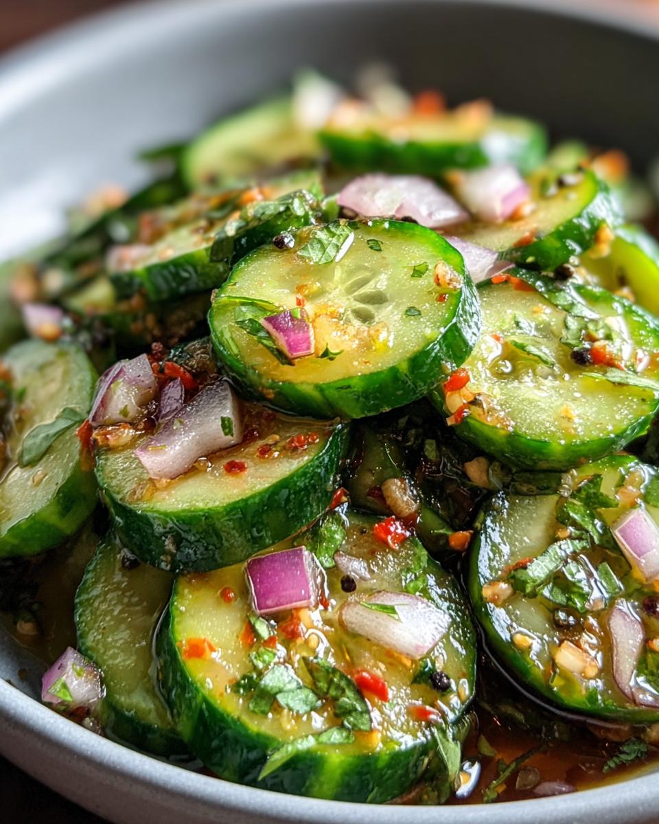 Mexican-style cucumbers - detail 1
