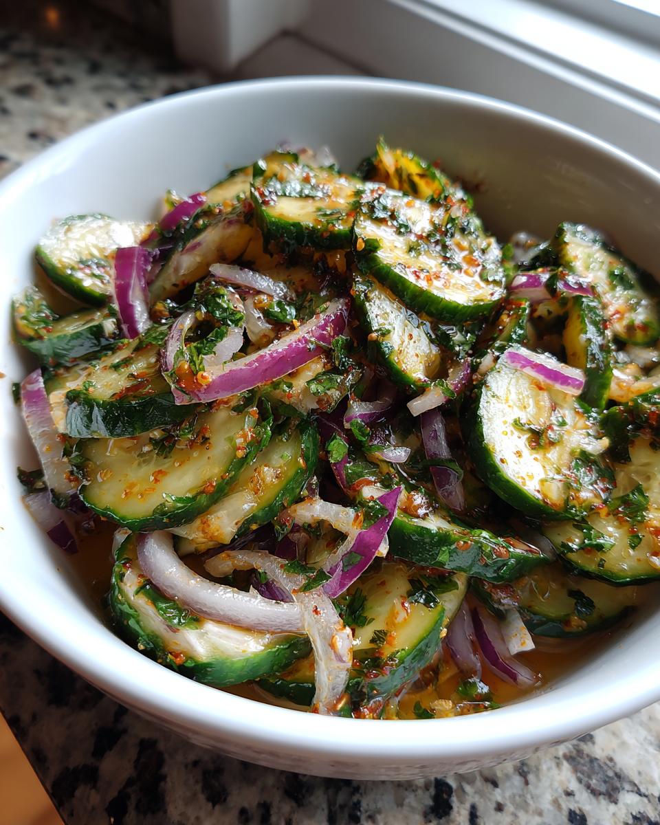 Mexican-style cucumbers - detail 1