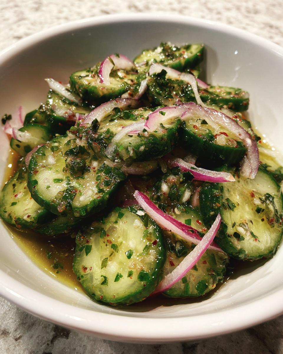 Mexican-style cucumbers - detail 2