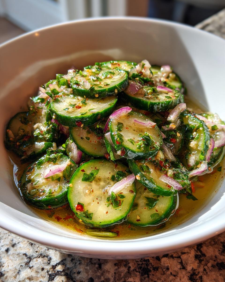 Mexican-style cucumbers - detail 3