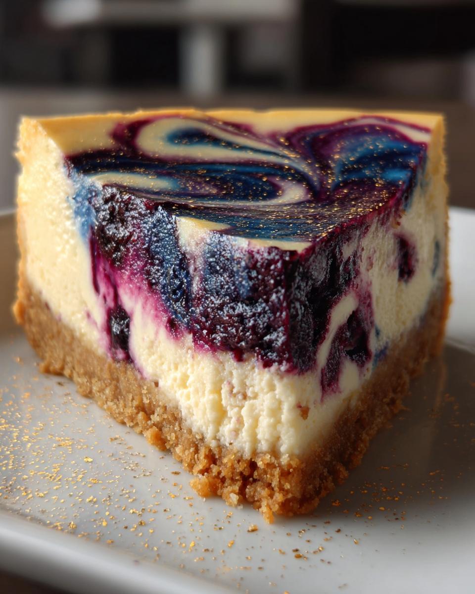 Midnight Blueberry Cheesecake - detail 1