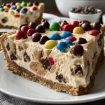 Monster Cookie Peanut Butter Cheesecake Pie