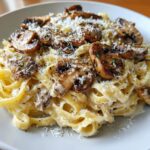 Mushroom Alfredo Pasta