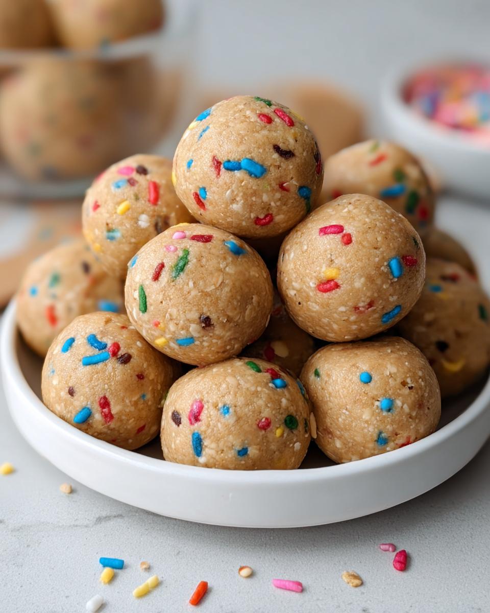 No Bake Cake Batter Protein Balls - detail 1