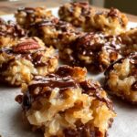No-Bake Coconut Pecan Praline Clusters