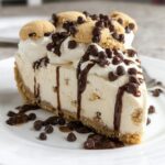 No-Bake Cookie Dough Cheesecake