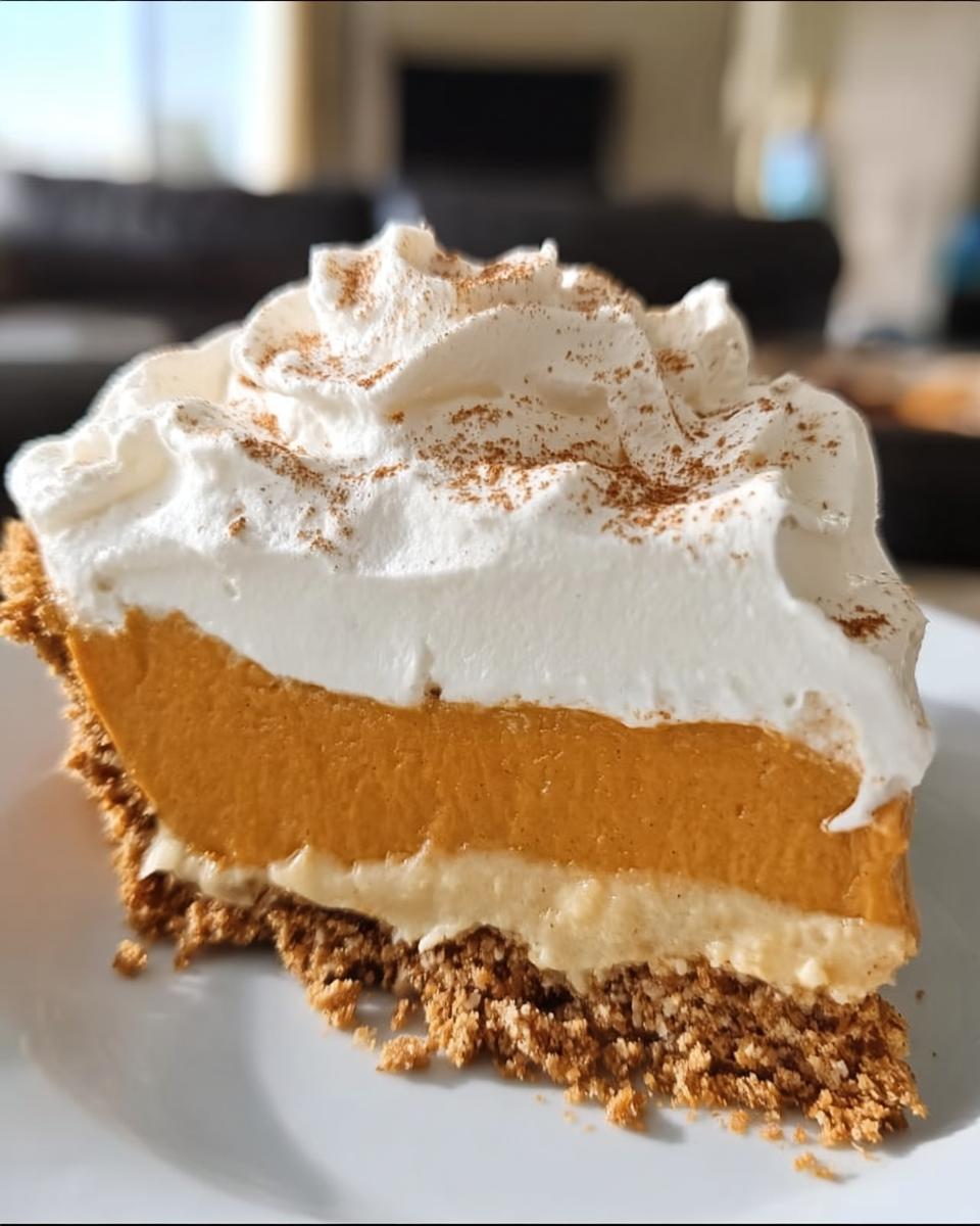 No Bake Pumpkin Pie - detail 1