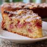 Old-Fashioned Norwegian Rhubarb Cake