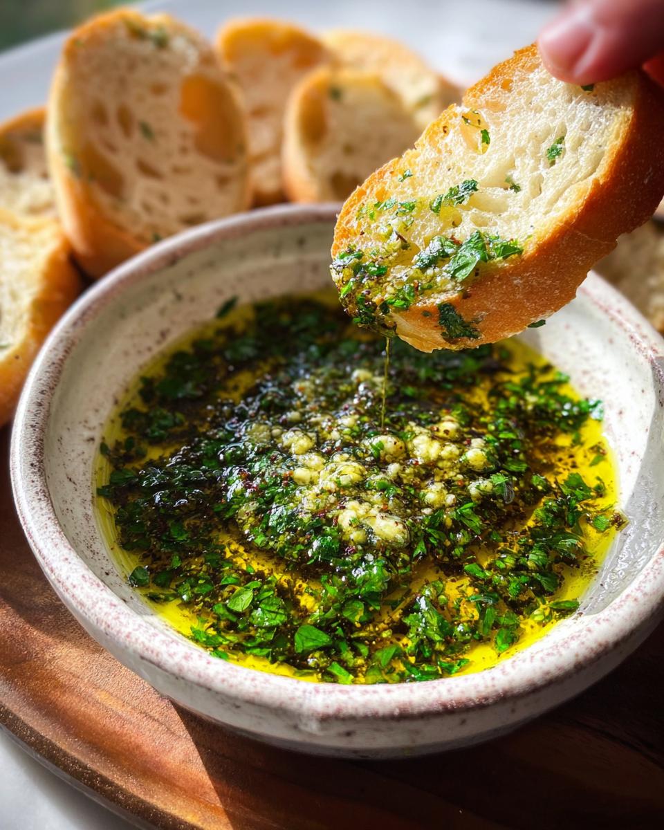 Olive Oil Bread Dip - detail 1