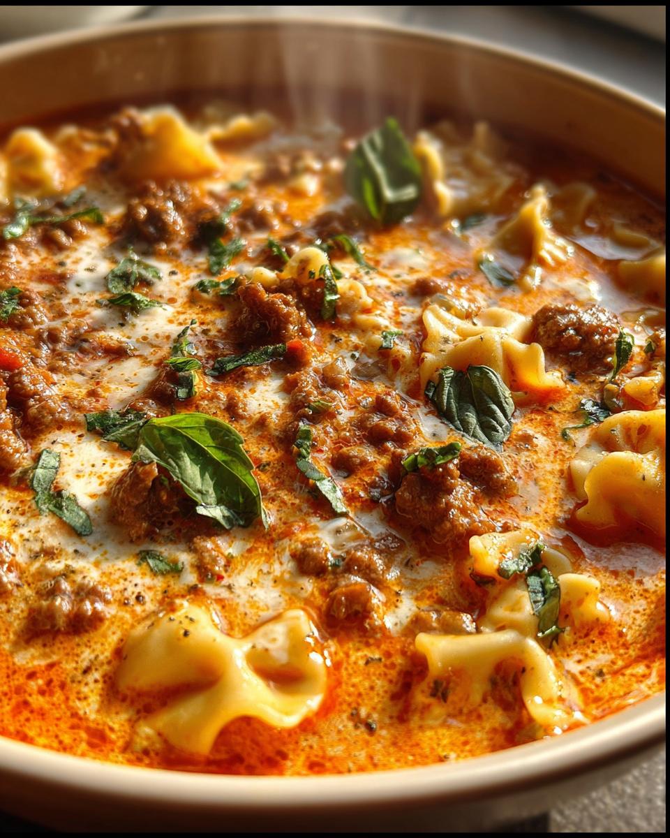 One Pot Lasagna Soup - detail 1